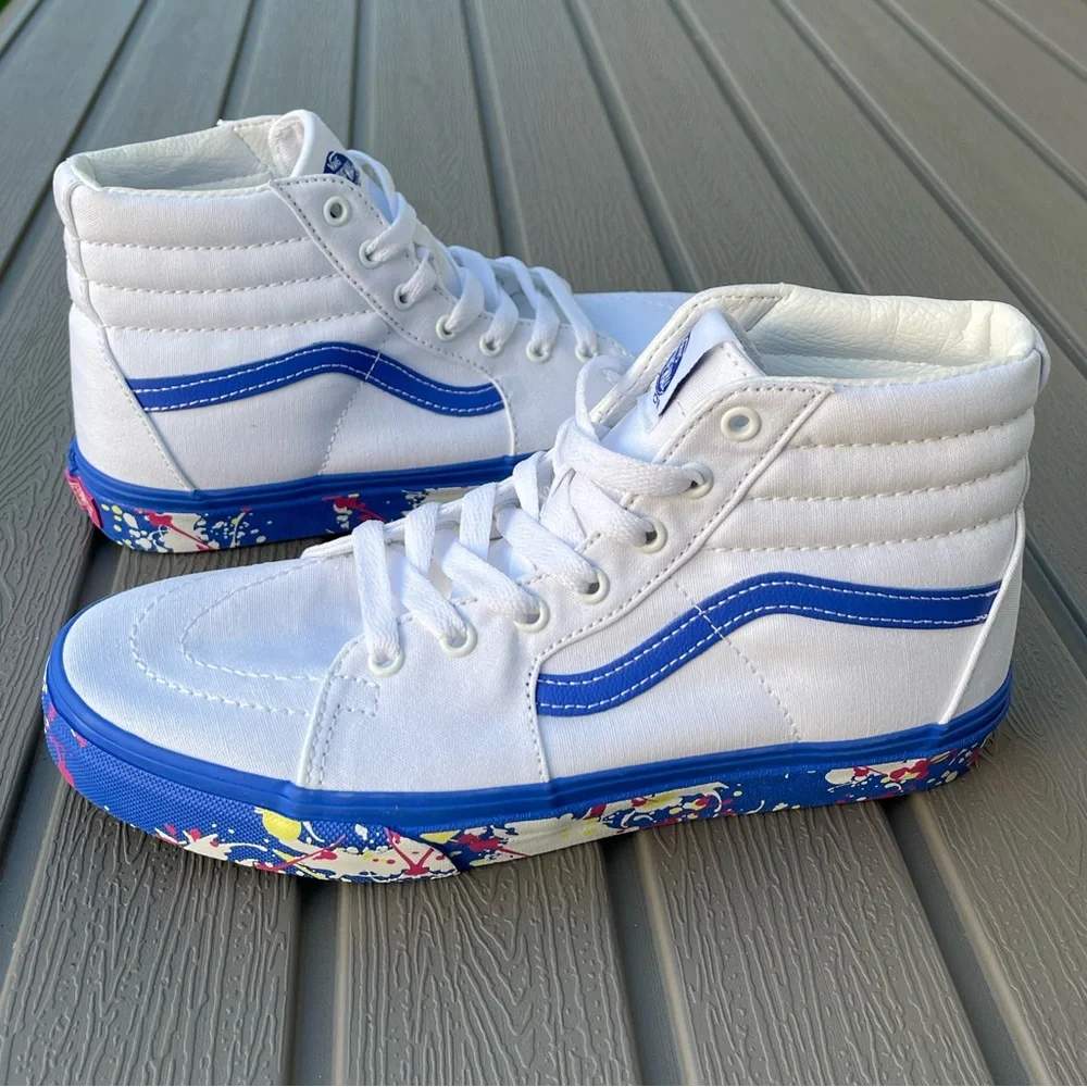 NEW Vans SK8 Hi Paint Boys' Grade School